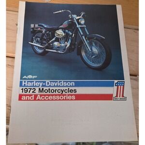 Vintage 1972 AMF Harley-Davidson Motorcycles and Accessories Sales Catalog 99515